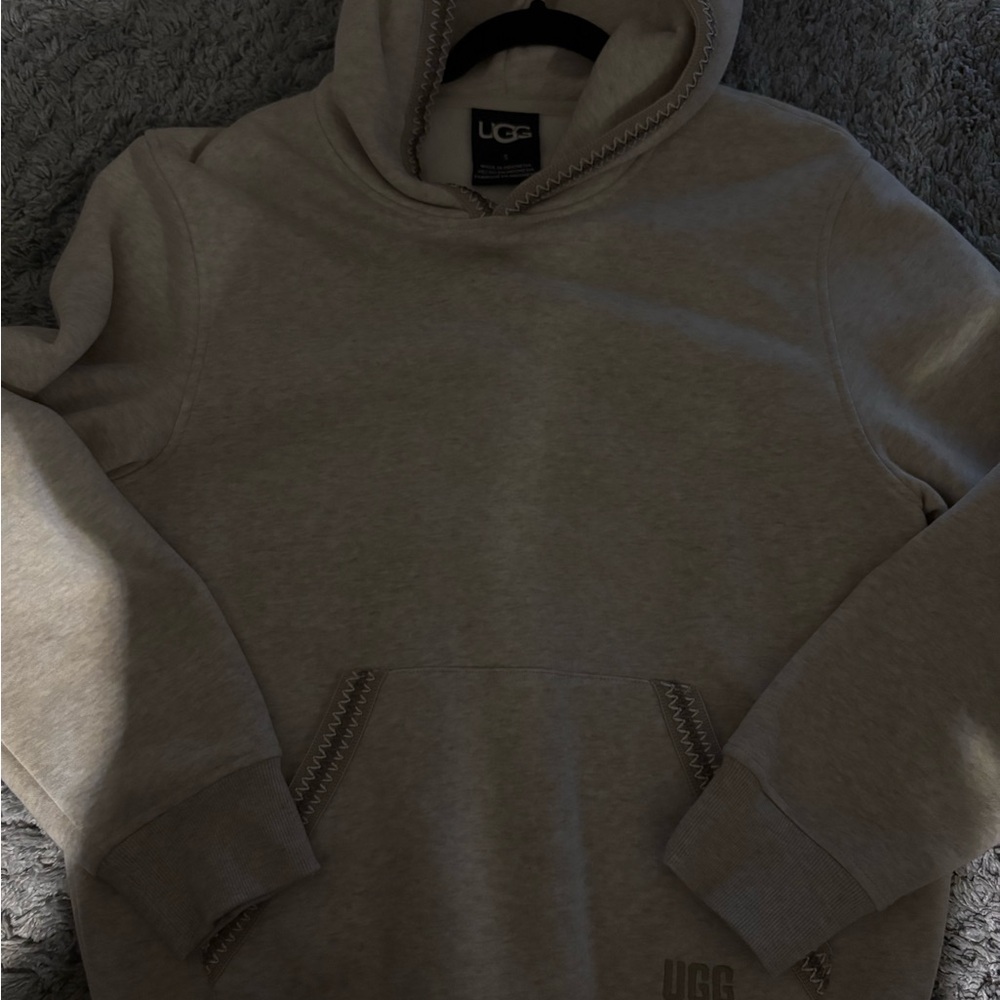 UGG Women Light Gray Hoodie